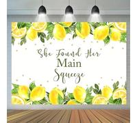 Background Party banner Lemon themed bridal shower She found for her host squeeze engagement