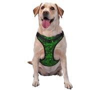 Background St Patrick's Day Glitter Pet Traction Vest Vest Harness Dog Harness Medium Sized Dog Pet Supplies Outdoor Travel Dog Walking