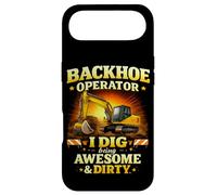 Backhoe Operator I Dig Being Awesome Dirty Job Humor Case for iPhone Air