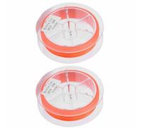 Backing Line, 20LB 50M Polyester Backing Line for Fly Reel, Low Stretch Low Friction Spool Filler for Freshwater Trout and Bass Fishing(20LB-Orange)
