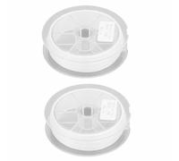 Backing Line, 20LB 50M Polyester Backing Line for Fly Reel, Low Stretch Low Friction Spool Filler for Freshwater Trout and Bass Fishing(20LB-White)