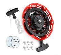 Backlash Pull Starter Kit Compatible with For GX120 For GX200 4HP 5.5HP 6.5HP 168F 212CC 173cc Generator Engines Includes Recoil Cup and Rope Handle