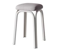 Backless Bar Stool Stackable Cushioned Padded Chair for Indoor Outdoor Kitchen or Rec Room
