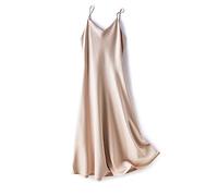 Backless Slip Sexy Long Dress Women Summer 2023 Solid Satin High Waist Evening Dress A Line Party Formal Occasion Dresses Champagne