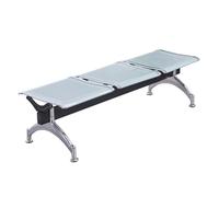 Backless Waiting Room Chairs - Guest Reception Bench with Non-Slip Foot Mats, Supports 330 Lbs, Perfect for Clinics, Airports, Hospitals, and Barber Shops