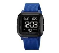 Backlight Countdown Sports Watch Men - ABS Case Build, EL Backlight Mode, Alarm Timing System, Outdoor Performance Ready Chronograph Seasonal Activity Endurance Feature | for Hiking Cycling Exercise A