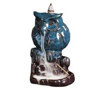 Backlight Flow Incense Burner, Waterfall Incense Burner | Cascading Incense Height Ceramic Figures Home Decor, Aesthetic Burning Desk Decorations for a UT