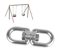 backlight Swivel Hooks Heavy Duty | 8-character Swivel Eye Hook,360°Rotational Safest Rotational Device, Swing Spinner, Carabiner Swivel, Climbing Rope Swivels For Children’s Web Tree Swing Setting