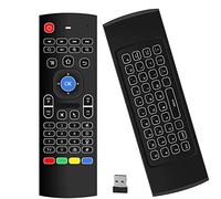 Backlit Air Mouse Keyboard Kodi Remote MX3 Pro, 2.4Ghz Mini Wireless Android TV Control & infrared Learning for Computer PC Android TV Box By Dupad Story
