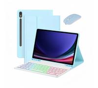 Backlit Keyboard Case Compatible with Samsung Galaxy Tab S10 Lite 10.9 | SM-X400/SM-X406B, 10.9-inch 2025, detachable Bluetooth keyboard, multi-colour backlight, auto sleep/wake and stand