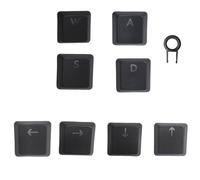 Backlit Keyboard Keycaps WASD Keycaps and Up Down Right Left Arrow Keys Replacement for Logitech G813 G815 G913 G915 TKL RGB Mechanical Gaming Keyboard Black