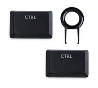 Backlit Keycaps Replacement for GL Tactile Switch Logi G813/G815/G913/G915 TKL RGB Mechanical Gaming Keyboard (2PCS Ctrl Black)