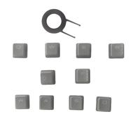 Backlit Keys Replacement for Corsair Cherry MX Keycaps Gaming Keyboards Silver-Gray Color