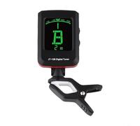Backlit LCD Tuner for Guitar Bass Violin and Ukulele with Clip-On Design and 360 Degree Rotatable Display for Convenience (B)
