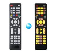 Backlit Universal Remote for TV, Light Up TV Remote Control Universal, Easy Setup
