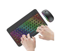 Backlit Wireless Mouse & Wireless, Illuminated Wireless Keyboard Keys: 7 Column Backlit Keyboard with, Laptop Keyboards, Electronic Accessories