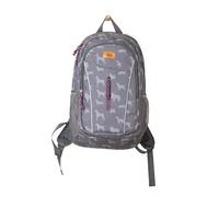 Backpack 20L Travel School Bag Day Pack Large Rucksack 7 Colours (Multi Dog Grey)