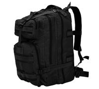 Backpack 50L Black Coated Oxford 30x15x50cm Tactical Military Hiking Bag Durable
