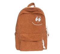 Backpack A And Versatile Casual Backpack For A Female Student From High School (Brown, One Size)
