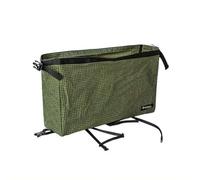 Backpack Accessory Pouch, Large 12L Capacity Accessory Pouch,Waterproof Extension Storage Pocket,Adjustable Strap Outdoor Bag For Backpack,Multi Purpose Gear For Climbing Fishing Gym Travel (Green)