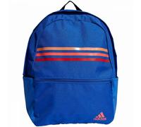 adidas Unisex Classic Horizontal 3-Stripes Backpack, Royal Blue/Wonder Clay, One size