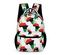 Backpack African American Pride Bookbag Shoulder Bag Personalised Fashion Rucksack, For College, Outdoor, Laptop, Travel, Business