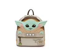 (Backpack) Backpack Leather Star Wars Yoda Baby Womens Wallets Backpack Girls
