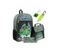 Backpack Black 6 Pcs Minecraft Multi One Size