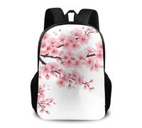 Backpack Branch Of A Flourishing Tree Cherry Flowers Bloom Spring Theme Art Backpacks Men And Women Pack Back Casual Rucksack For School Student College