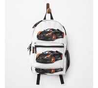 Backpack Bugatti car School Bag Travel 15"