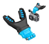 Backpack Camera Clip - Action Camera Clip - Portable Multi-Angle Silicone Mouthpiece for Snorkeling Climbing Cooking Videos Sports Recording and Aerial Recording