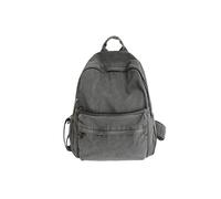 Backpack, Canvas Backpack for Women, Vintage Bag for Men, Lightweight Daypack Travel Rucksack, More Durable and Comfortable, Perfect for School, College, Commuting and Travel (Dark grey)