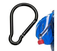 Backpack Carabiner | Water Bottle Carabiner Clip, 3.9in Aluminum Alloy Large Lightweight Belt Clip for Non-Locking Design Gourd Shape