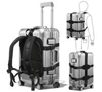 Backpack Carrying System with Adjustable Strap - ideal for carrying small to medium size hard shell case/hand baggage.