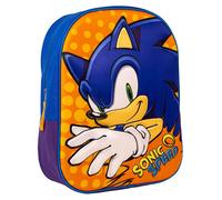 Backpack Cerda Sonic The Hedgehog 3D Bleu 25x31x10 cm