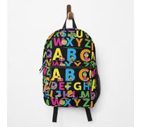 Backpack Charlie's Colorforms City Alphabet School Bag Travel 15"