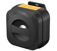 Backpack-Clip Bluetooth Speaker, Portable Outdoor Sports Speaker with Intelligent Noise Reduction and Hands-Free, Exceptionally Long, IP56 Waterproof and Dustproof, Wireless Subwoofer Clip-On S black