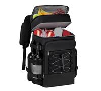 Backpack Cooler - Large Capacity Soft Ice Chest, Reusable Cooling Bag | Insulated Portable Tote For Camping, Beach Trips, Travel, Hiking, School Lunches, Outdoor Workdays, Fishing Adventures
