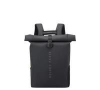 Backpack Delsey Turenne Soft ROLLTOP Noir 46x40x14 cm