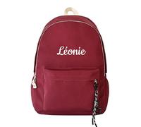 Backpack DIY Toddler Backpack With Name Customized Kids Back Pack For Boy & Girls Custom Cute Small Bag Child Bookbag For School & Travel Preschool Kindergarten Elementary Mini (Red, One Size)