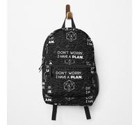 Backpack Don't Worry i Have A Plan Critical Fail Funny Dungeons And Dragons DND D20 Lover School Bag Travel 15"