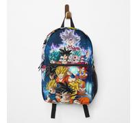 Backpack Dragon Ball Z Songoku School Bag Travel 15"
