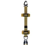 Backpack Extension Strap | Adjustable Length Lanyard | Backpack Shoulder Strap | Tool Storage and Travel Camping Mountaineering Suitable for Men and Women, khaki, Siehe Beschreibung, See description
