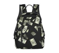 Backpack Falling Money American Bill Dollars Rucksack Computer Backpacks Durable Daypack For Student Travel School