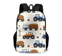 Backpack Farm Cars Tractor Truck Backpacks Casual Rucksack Men and Women Pack Back for School Student Work