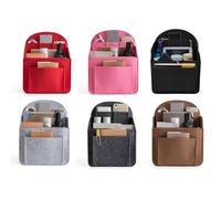 Backpack Felt Insert Pocket Lightweight Shoulder Bag Handbag Travel Rucksack Purse Insert Bag for Women Men