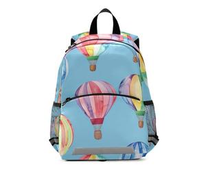 Backpack for Toddler Boys Girls, Rainbow Hot Air Balloons Mini Kids Backpacks Travel Backpack 3-6 Years