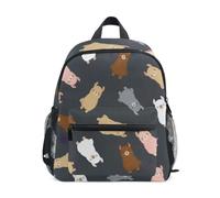 Backpack for Toddler Girls Boys, Cute Llama Gray Little Kid's Backpack, Cute Llama Gray, M, Cool Soccer Print Backpacks