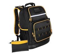 Backpack for Tools - Storage Organizer with Hard Bottom,Heavy Duty Tool Bag | for Electrical Work Construction Site Repair Job Maintenance Task Outdoor Camping