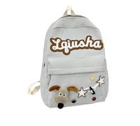 Backpack for Women Cartoon Print Large Capacity College Rucksack | lightweight polyester, adorable cartoon print design, multiple organised pockets, ideal for college travel daily commuting